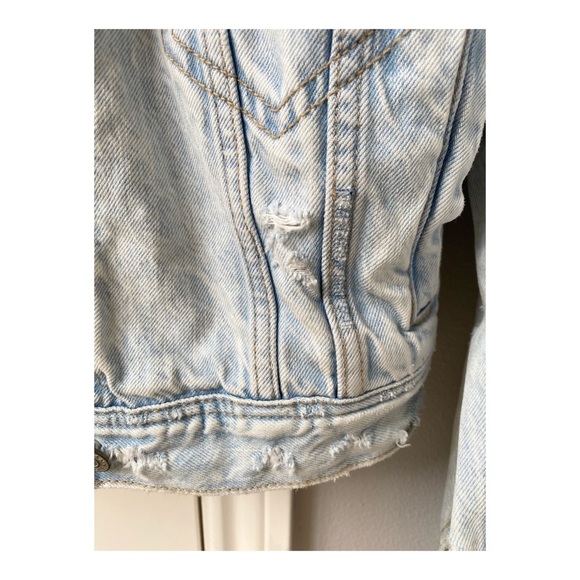 Distressed Denim Jacket - Picture 5 of 9